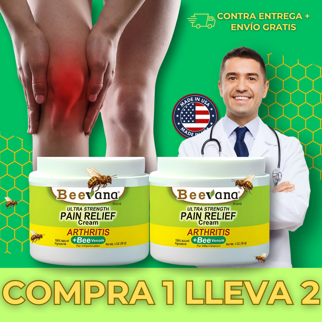 Beevana™ Crema de veneno de abeja Multifuncional - 2×1 PAGA 1 Y RECIBE 2