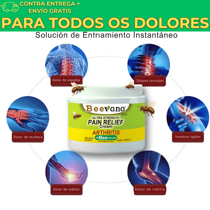Beevana™ Crema de veneno de abeja Multifuncional - 2×1 PAGA 1 Y RECIBE 2