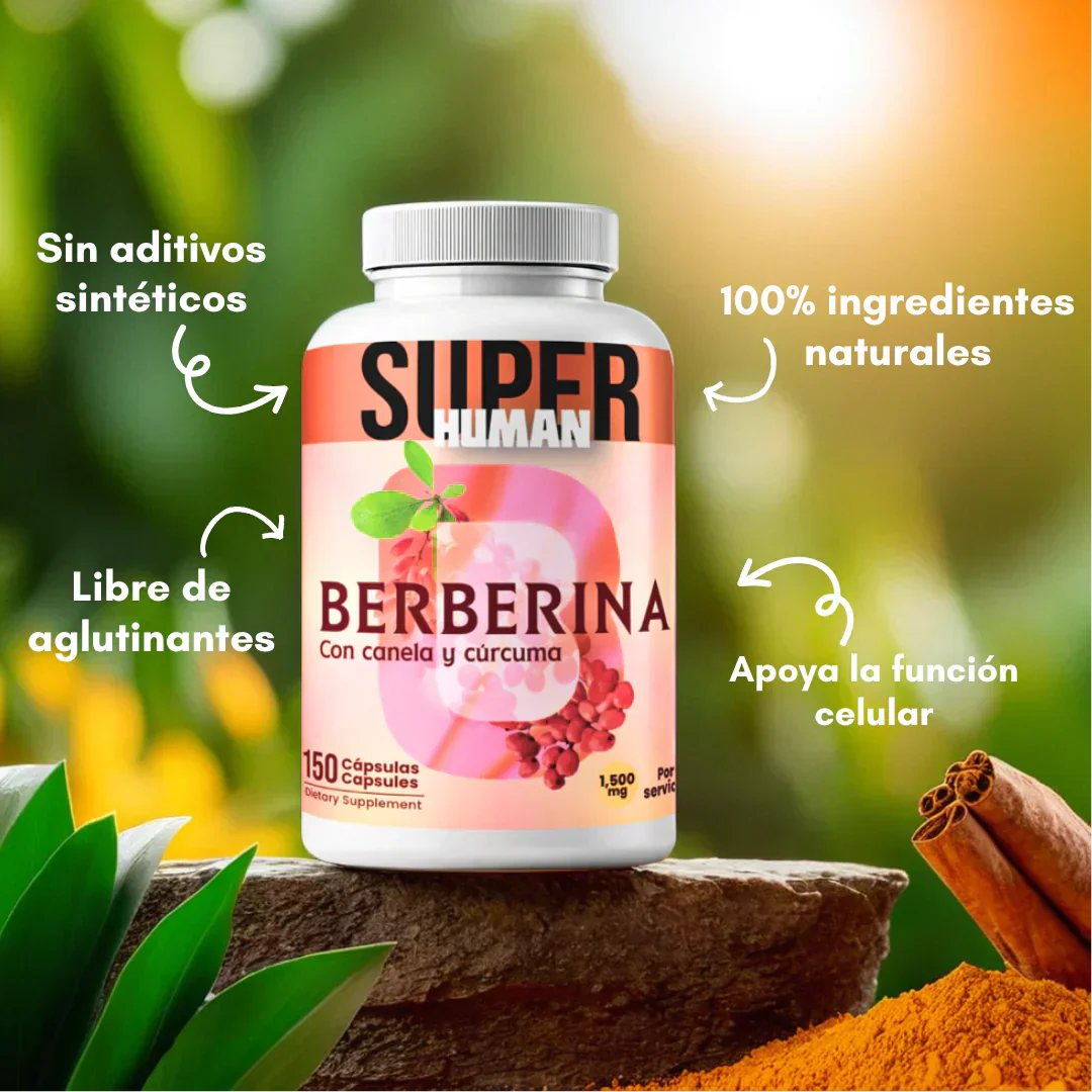 Berberina - Cápsulas de Equilibrio de la Glucosa y Prevención Diabética + Envio Gratis